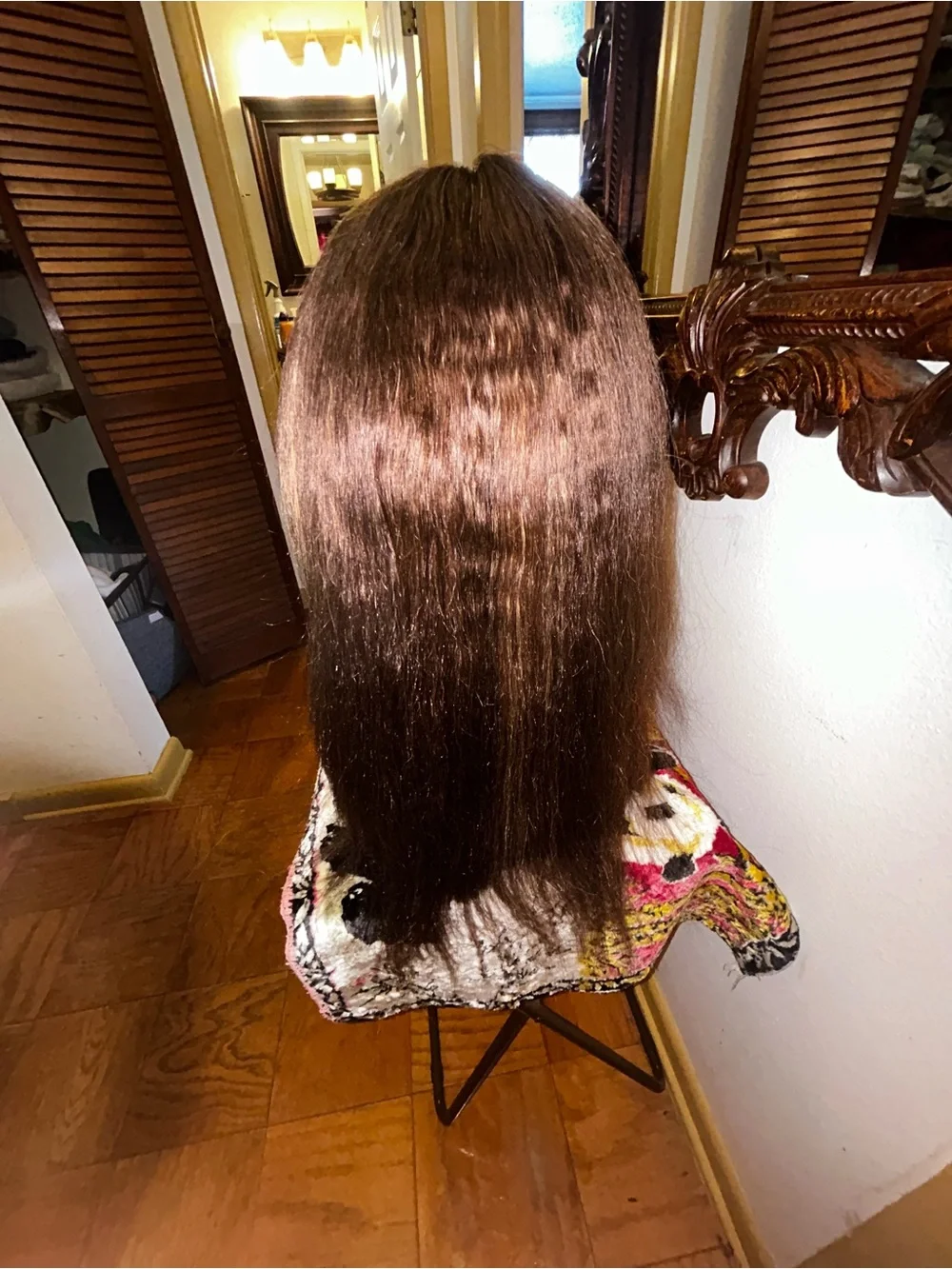 Women’s Brown Straight Wig - Natural Brown